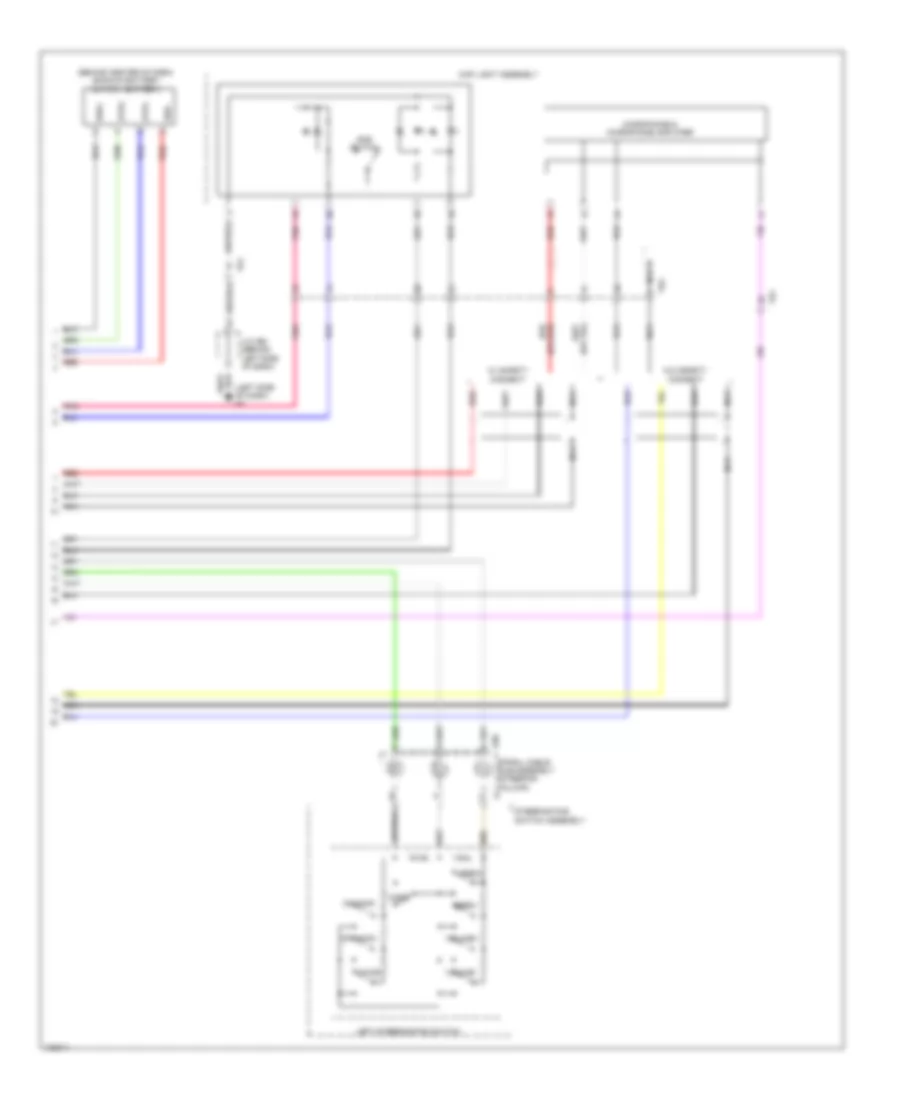 Radio Wiring Diagram, without Navigation without Amplifier (3 of 3) for Lexus CT 200h 2014
