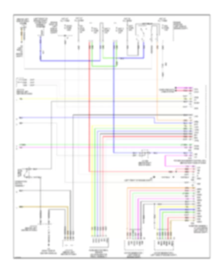 Transmission Wiring Diagram (2 of 2) for Lexus CT 200h 2014