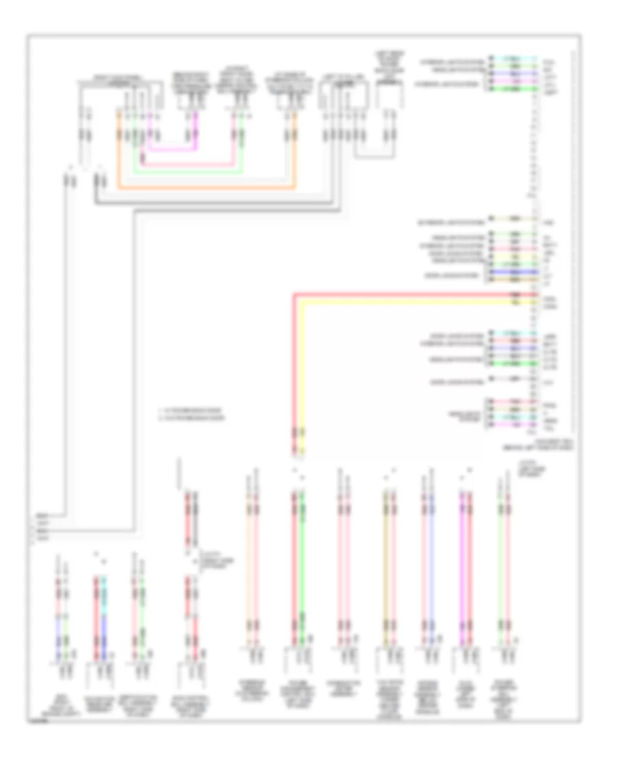Body Control Modules Wiring Diagram 2 of 2 for Lexus RX 450h 2010