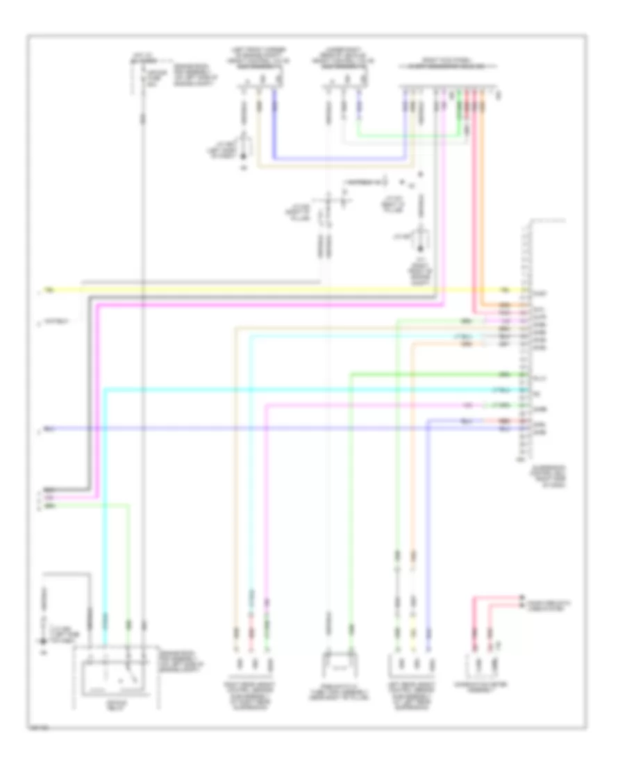 Electronic Air Suspension Wiring Diagram (2 of 2) for Lexus RX 450h 2010
