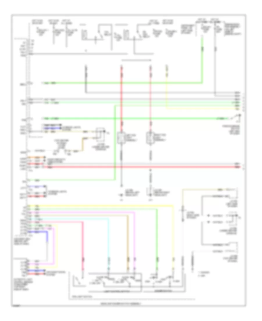 Headlamps Wiring Diagram 1 of 2 for Lexus RX 450h 2010