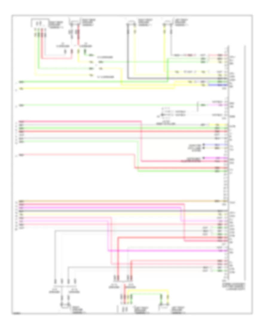 Radio Wiring Diagram without Navigation 4 of 4 for Lexus RX 450h 2010