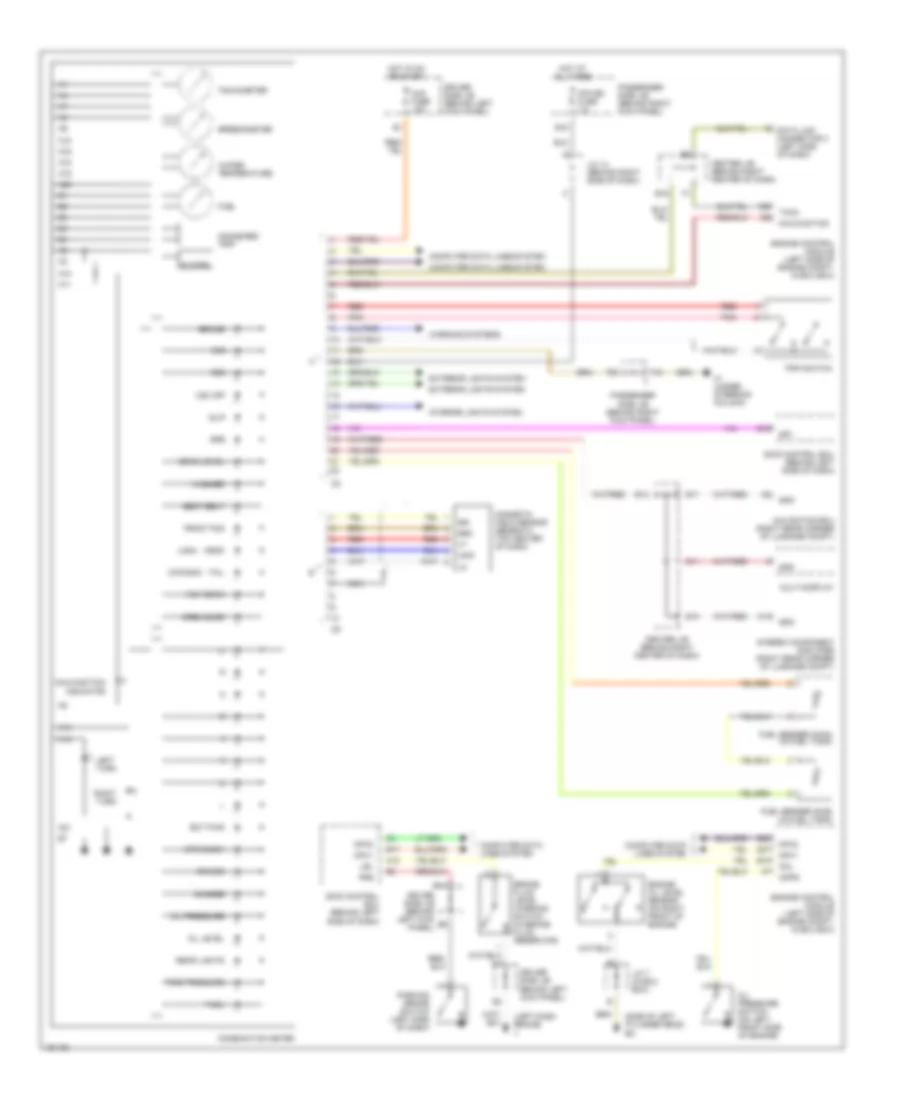 Instrument Cluster Wiring Diagram for Lexus SC 430 2002