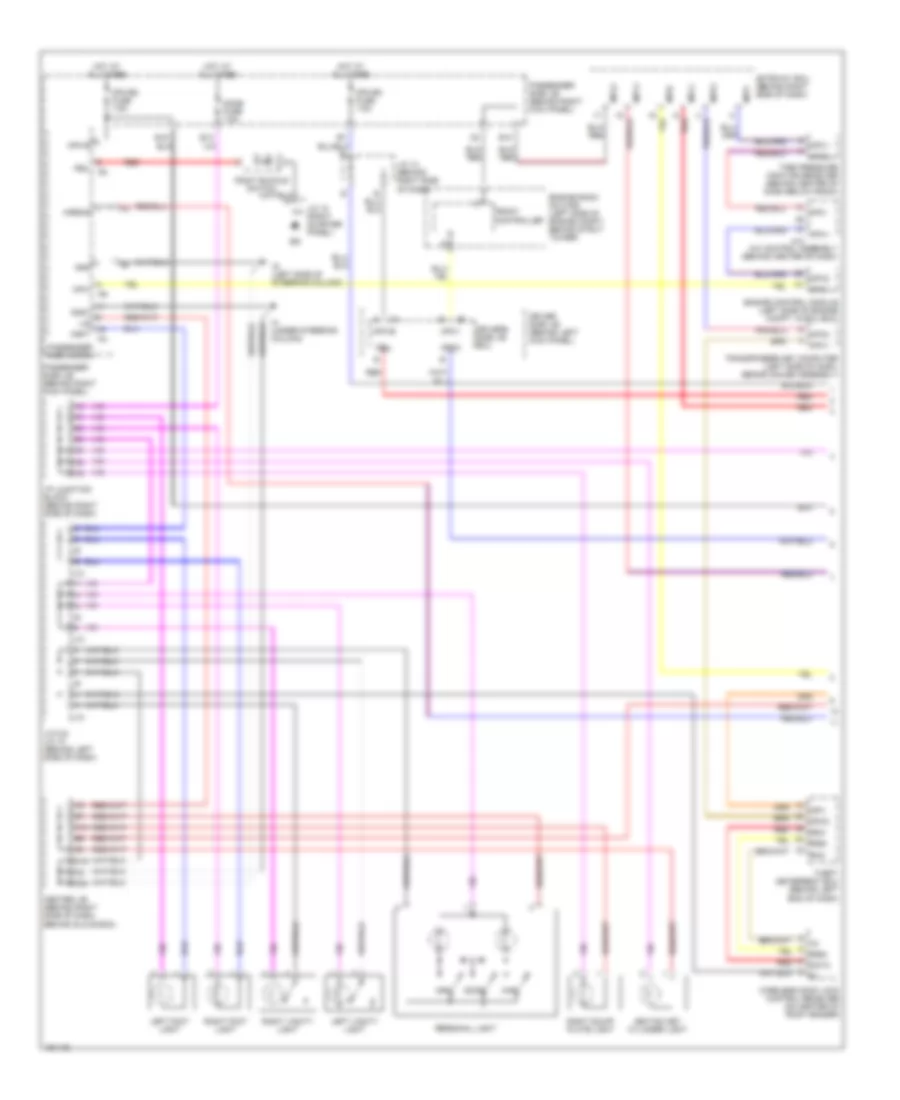 Courtesy Lamps Wiring Diagram 1 of 2 for Lexus SC 430 2002