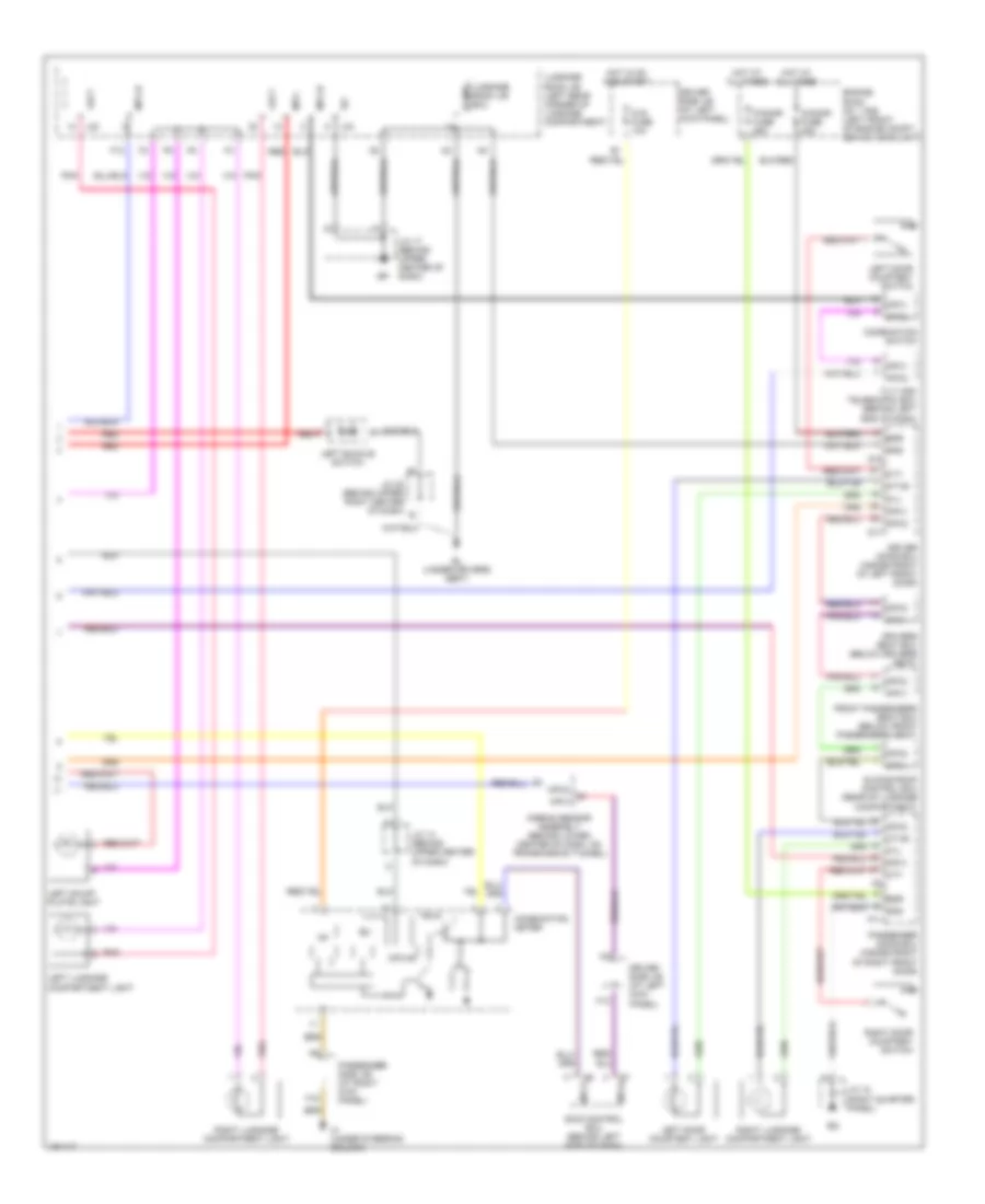 Courtesy Lamps Wiring Diagram 2 of 2 for Lexus SC 430 2002