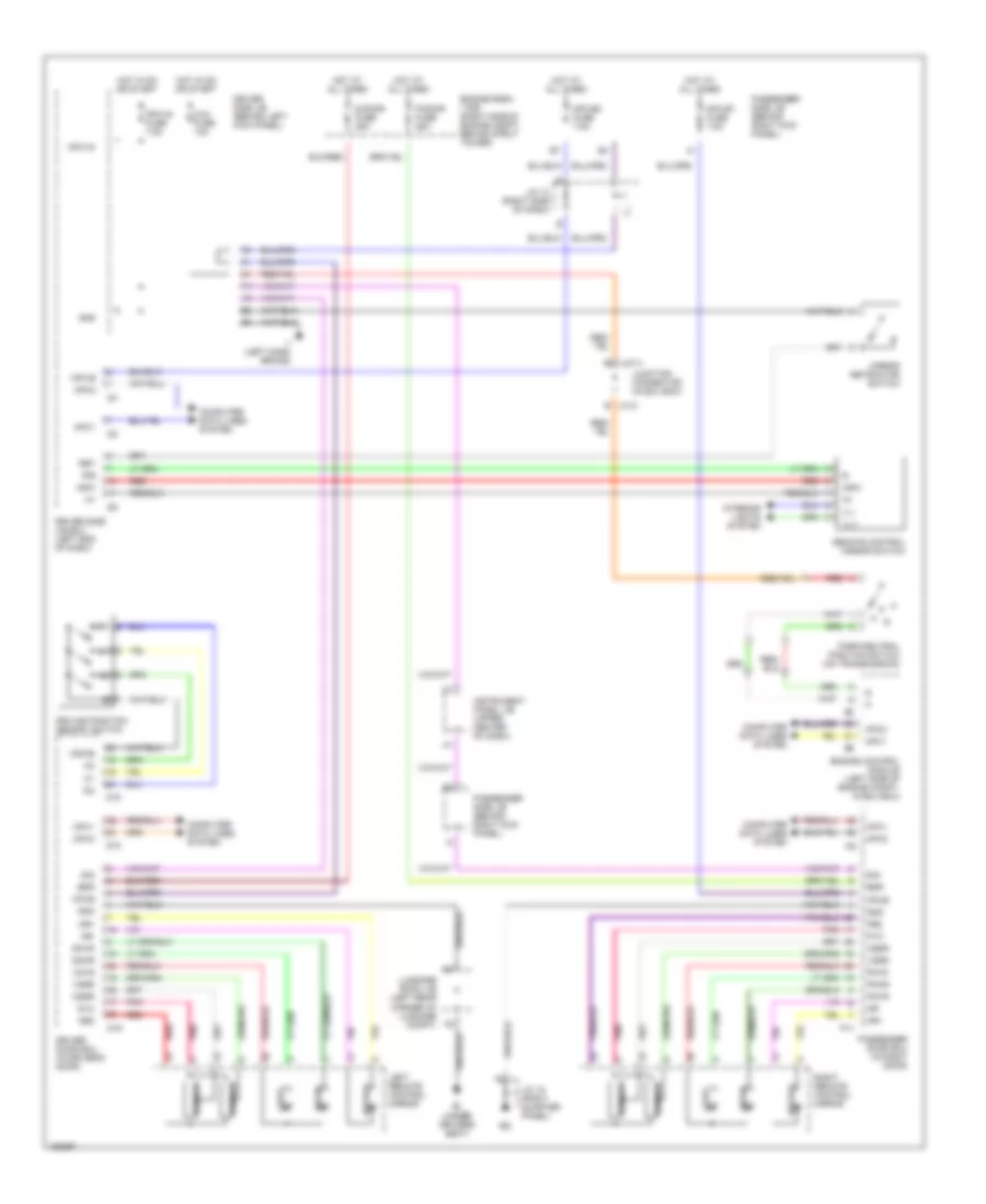 Memory System Wiring Diagrams 1 of 3 for Lexus SC 430 2002