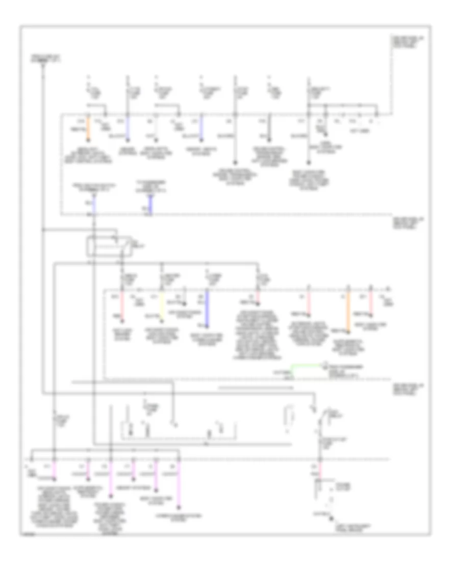 Power Distribution Wiring Diagram (3 of 3) for Lexus SC 430 2002