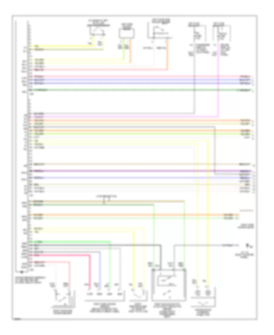 Supplemental Restraint Wiring Diagram 1 of 2 for Lexus SC 430 2002