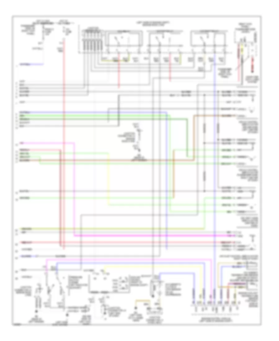 Automatic A C Wiring Diagram 2 of 2 for Lexus SC 430 2010