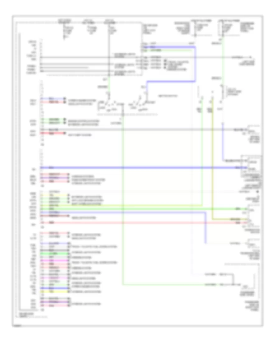 Driver Side J B ECU Wiring Diagram for Lexus SC 430 2010