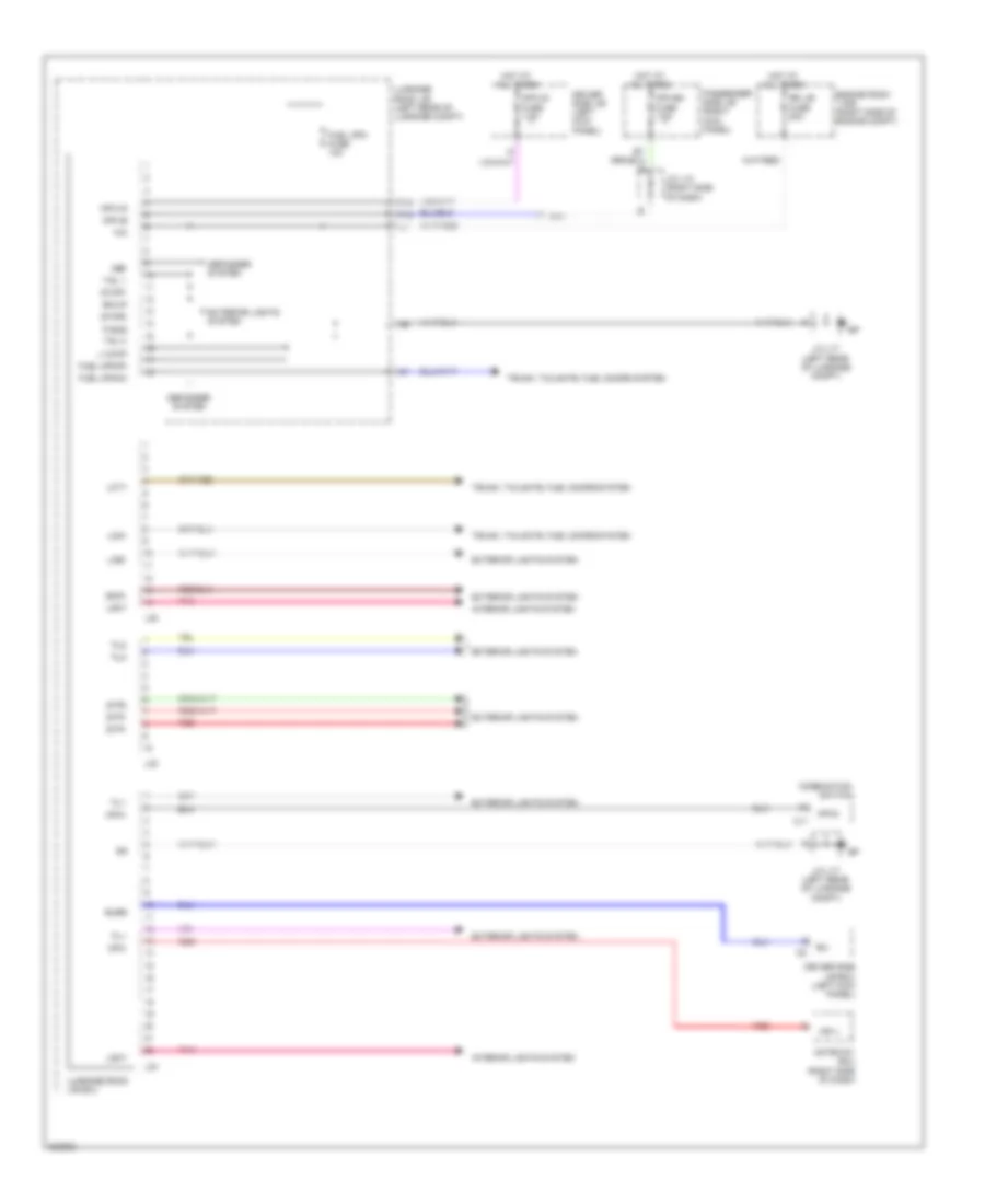 Luggage Room JB ECU Wiring Diagram for Lexus SC 430 2010