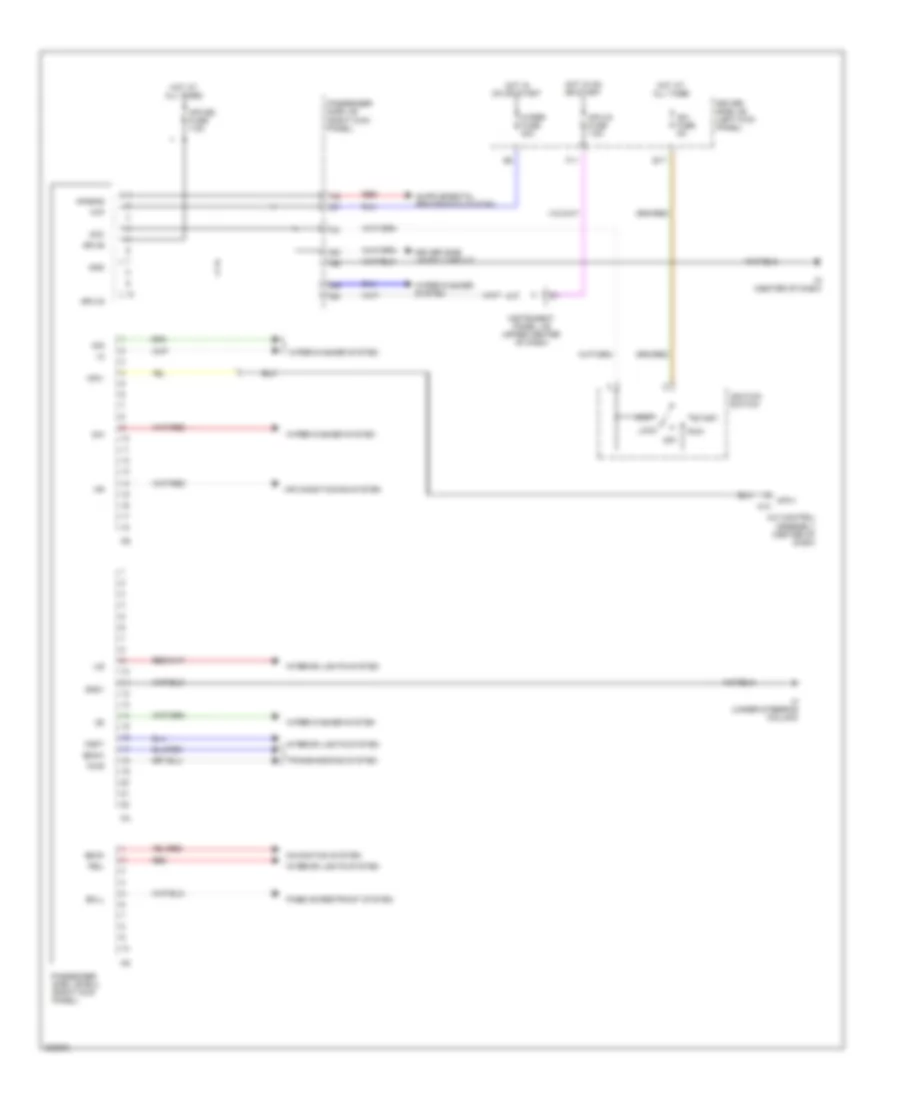 Passenger Side J B ECU Wiring Diagram for Lexus SC 430 2010