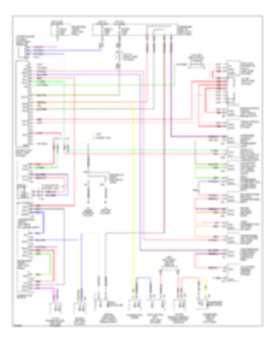 High Low Bus Wiring Diagram for Lexus SC 430 2010