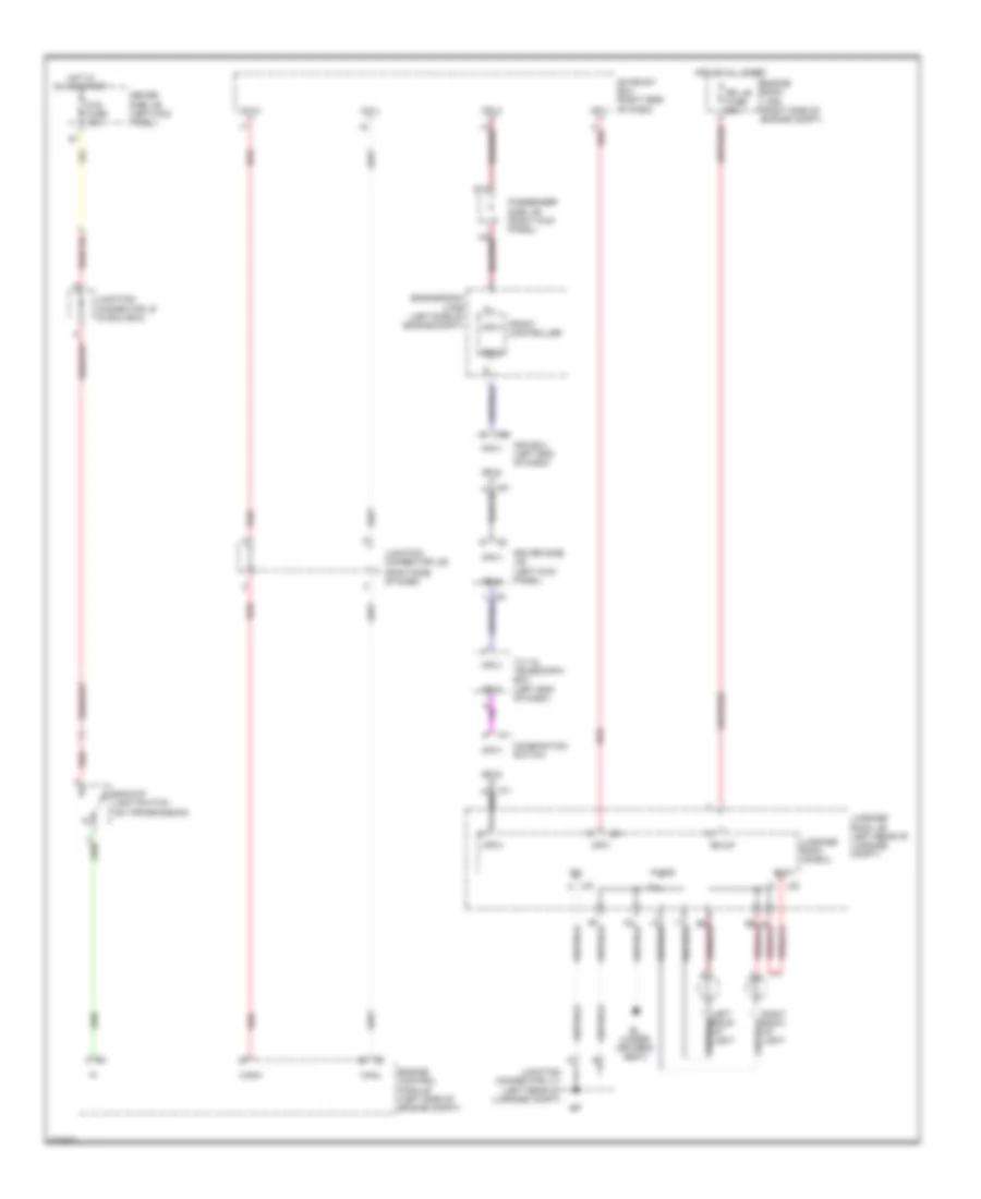 Backup Lamps Wiring Diagram for Lexus SC 430 2010