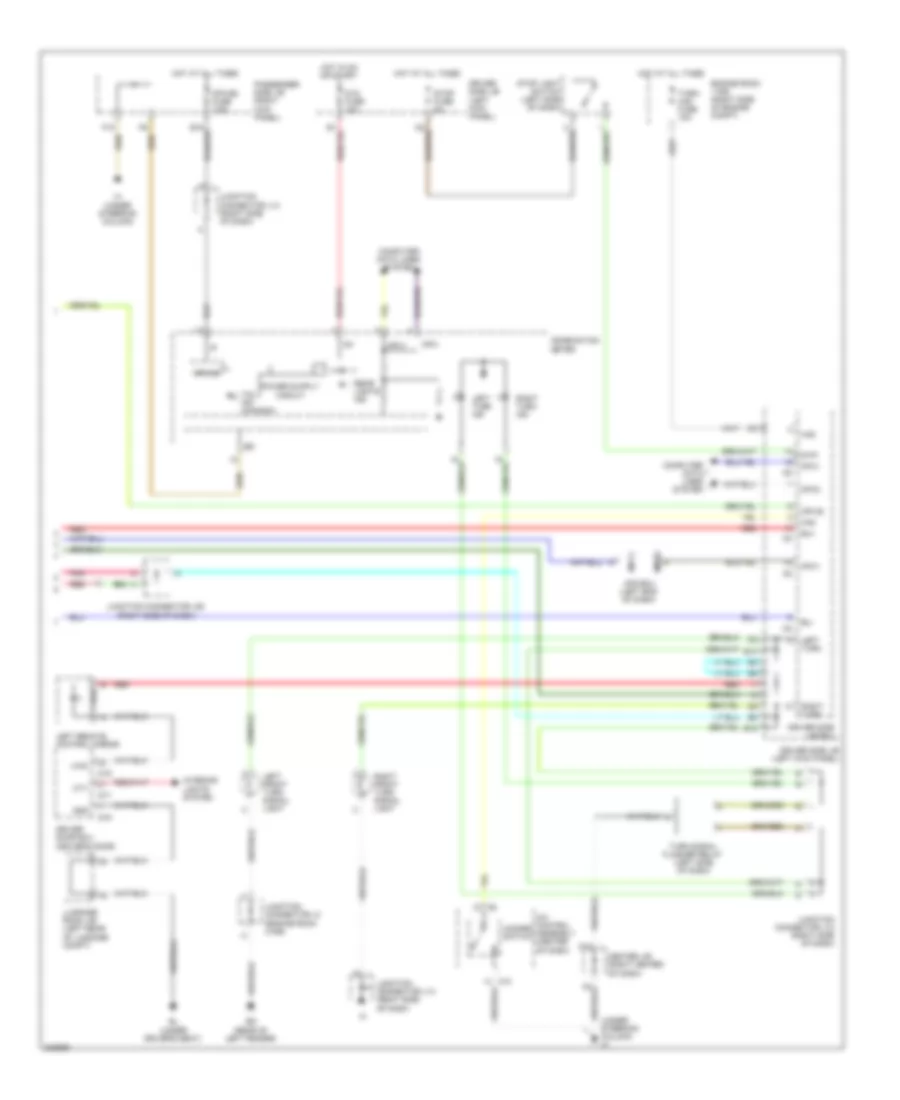 Exterior Lamps Wiring Diagram 2 of 2 for Lexus SC 430 2010