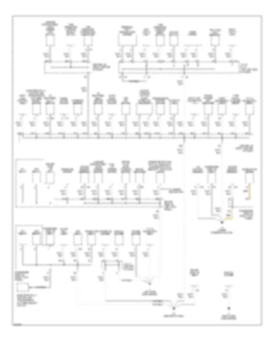 Ground Distribution Wiring Diagram 1 of 3 for Lexus SC 430 2010