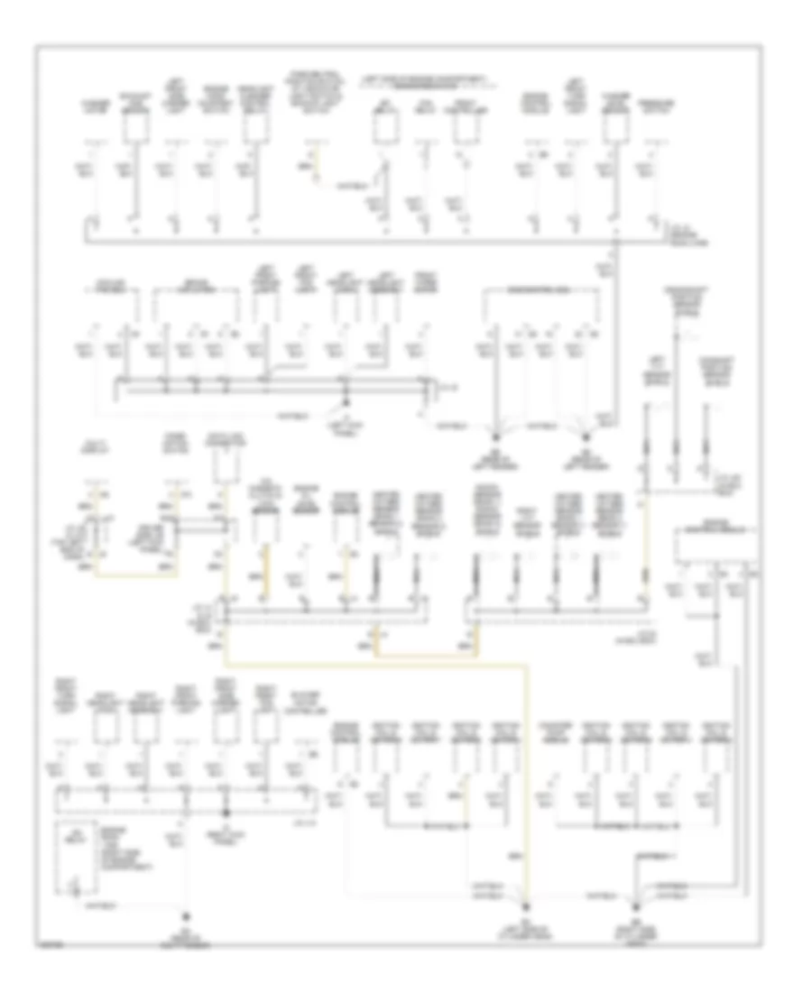 Ground Distribution Wiring Diagram 2 of 3 for Lexus SC 430 2010