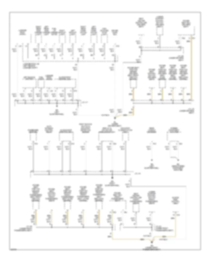 Ground Distribution Wiring Diagram 3 of 3 for Lexus SC 430 2010