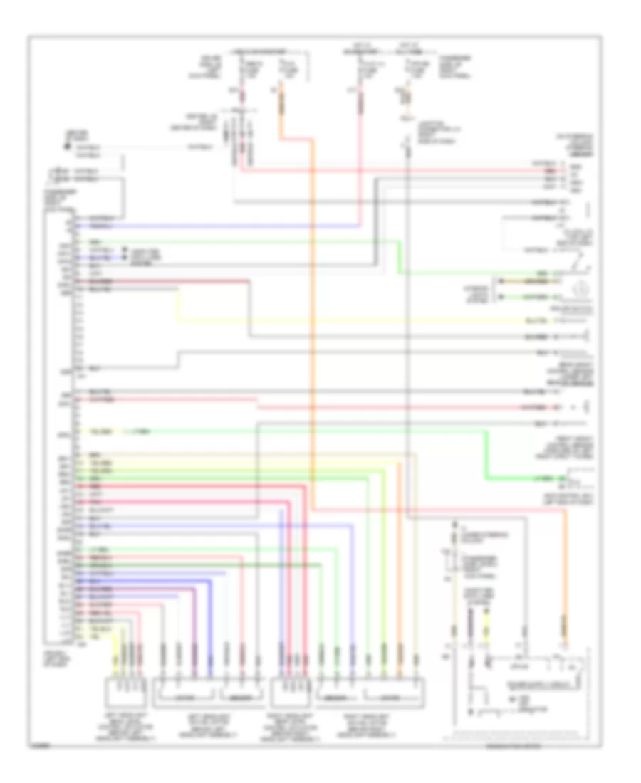 Adaptive Front Lighting Wiring Diagram for Lexus SC 430 2010