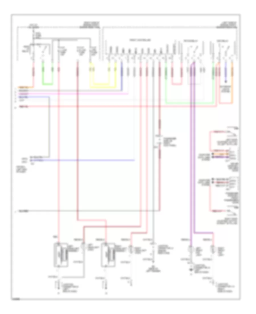 Headlamps Wiring Diagram (2 of 2) for Lexus SC 430 2010