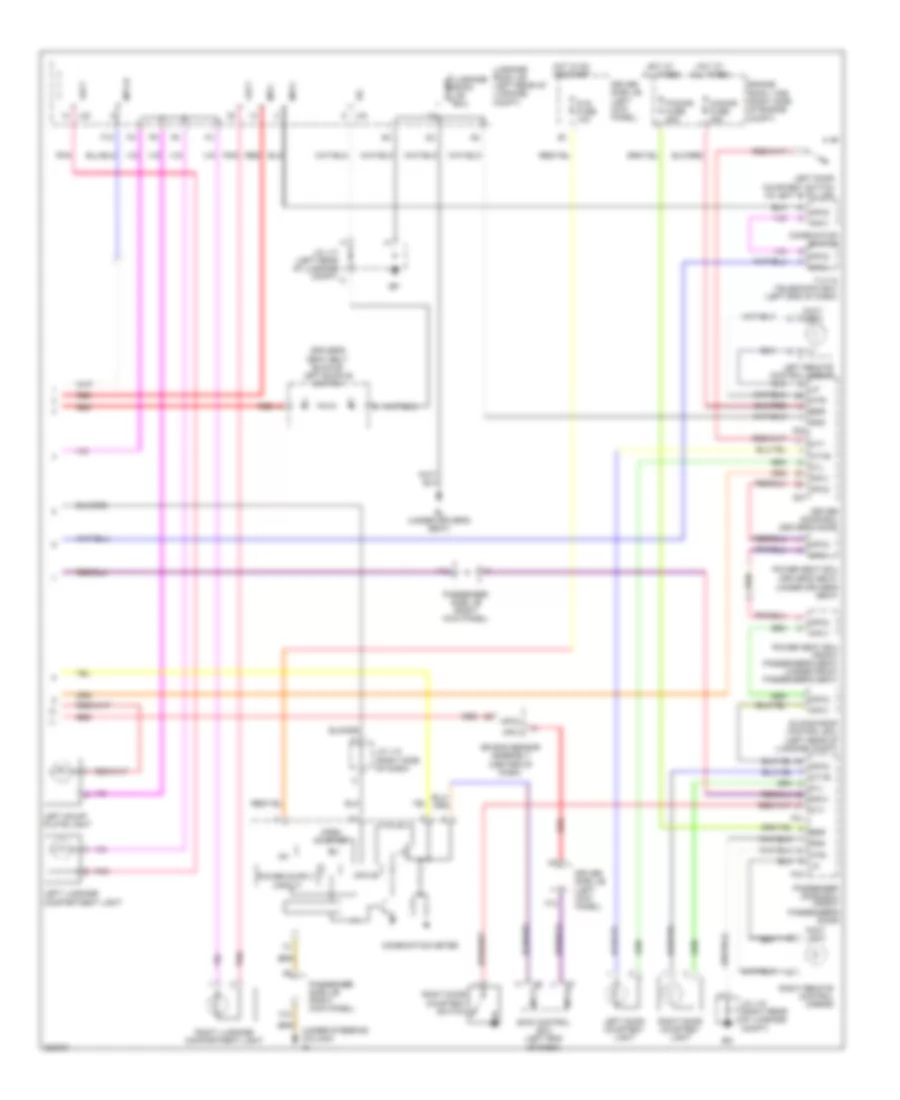 Courtesy Lamps Wiring Diagram 2 of 2 for Lexus SC 430 2010