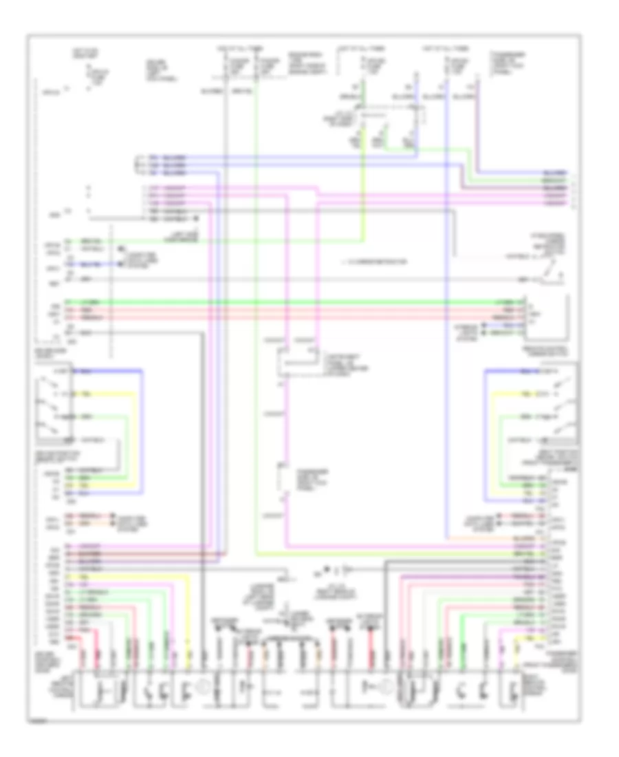 Memory Systems Wiring Diagram 1 of 3 for Lexus SC 430 2010