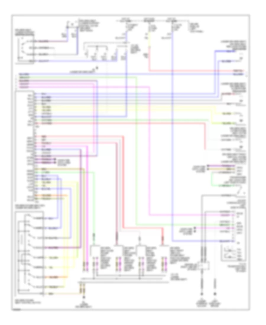 Memory Systems Wiring Diagram 2 of 3 for Lexus SC 430 2010