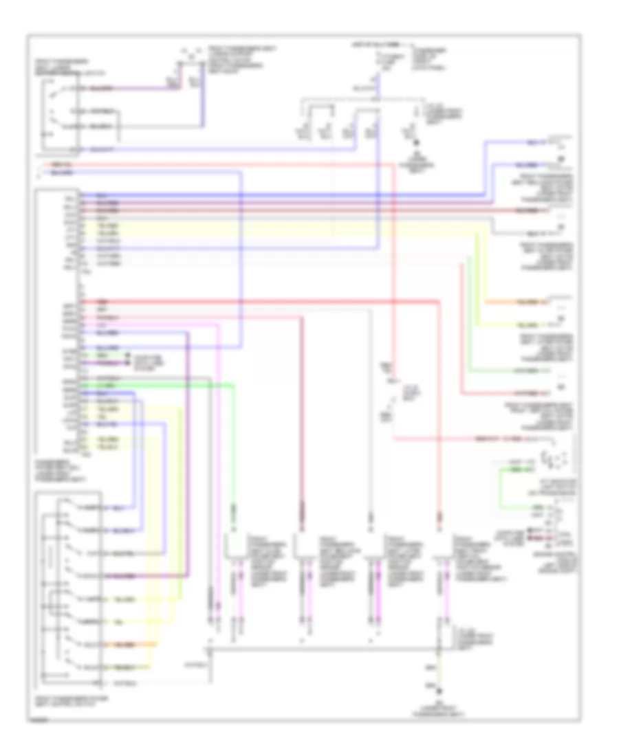 Memory Systems Wiring Diagram 3 of 3 for Lexus SC 430 2010