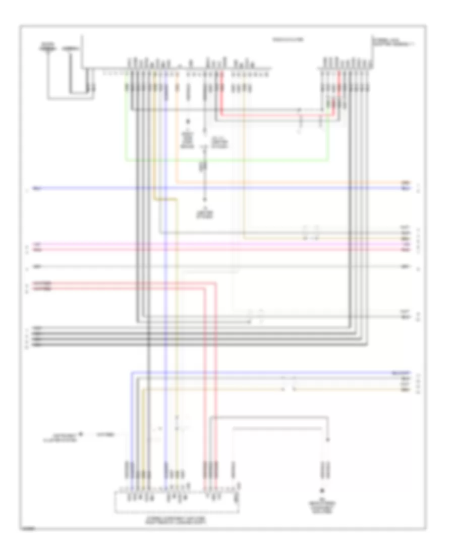 Navigation Wiring Diagram 3 of 4 for Lexus SC 430 2010