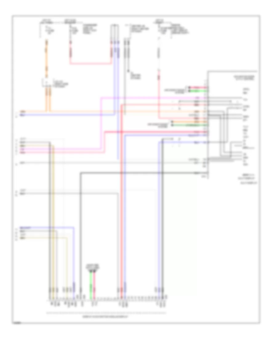 Navigation Wiring Diagram 4 of 4 for Lexus SC 430 2010