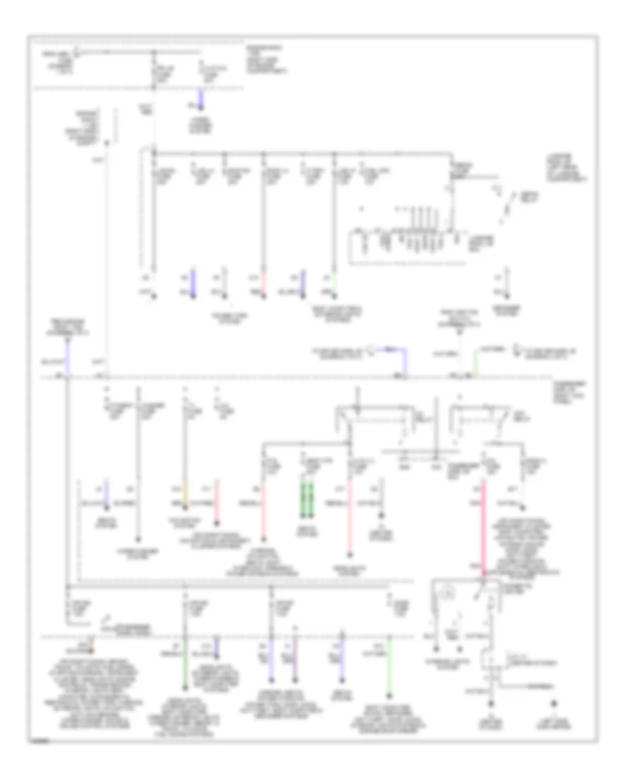 Power Distribution Wiring Diagram 2 of 3 for Lexus SC 430 2010