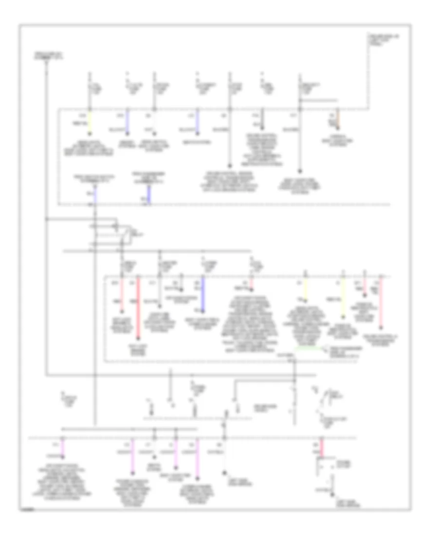 Power Distribution Wiring Diagram 3 of 3 for Lexus SC 430 2010