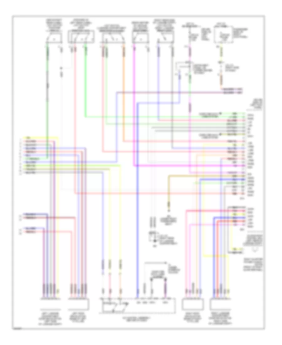 Power Top Sunroof Wiring Diagram 2 of 2 for Lexus SC 430 2010