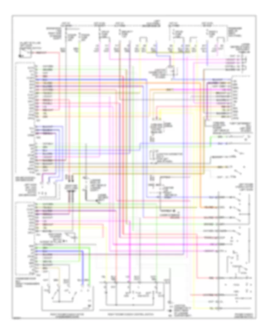 Power Windows Wiring Diagram for Lexus SC 430 2010