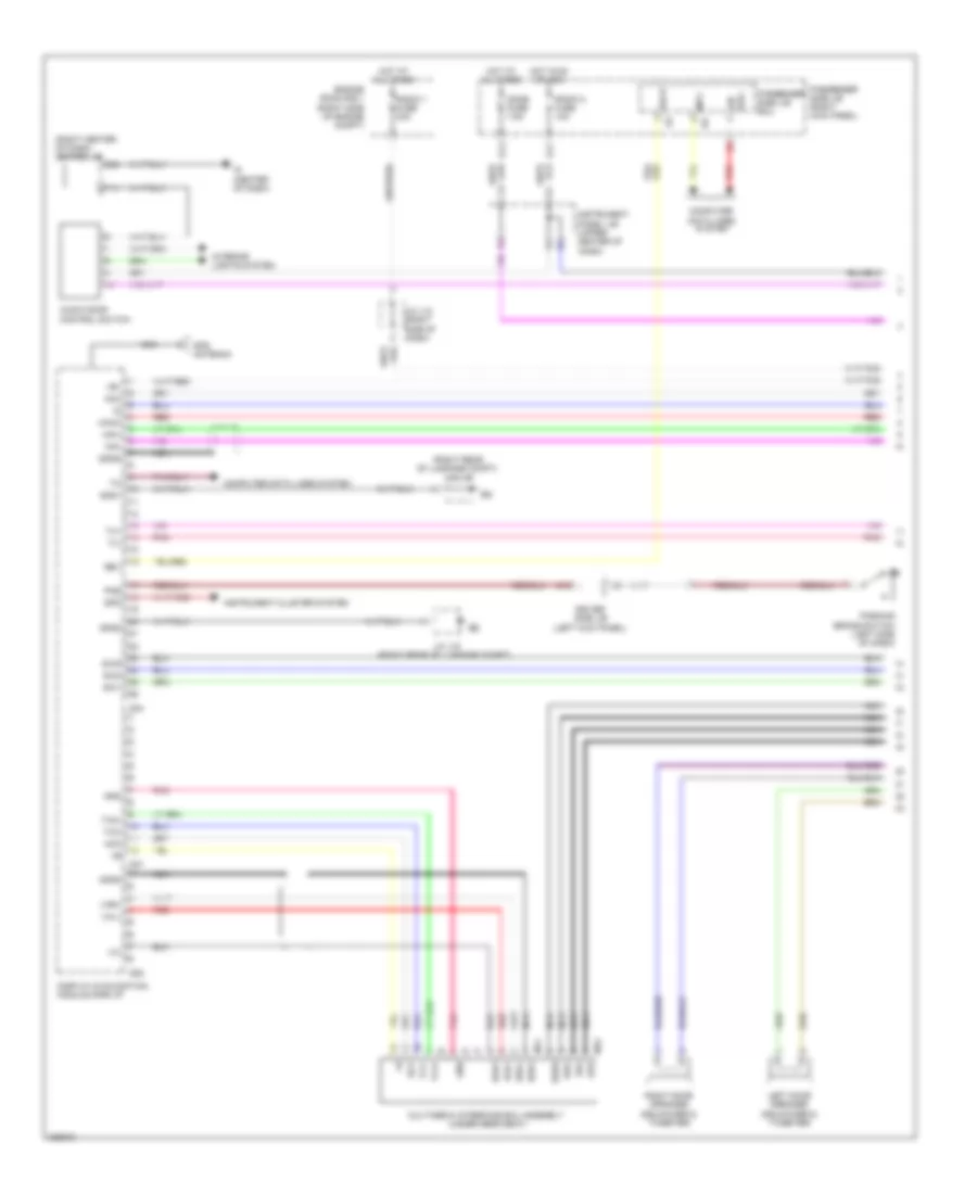 Radio Wiring Diagram 1 of 4 for Lexus SC 430 2010