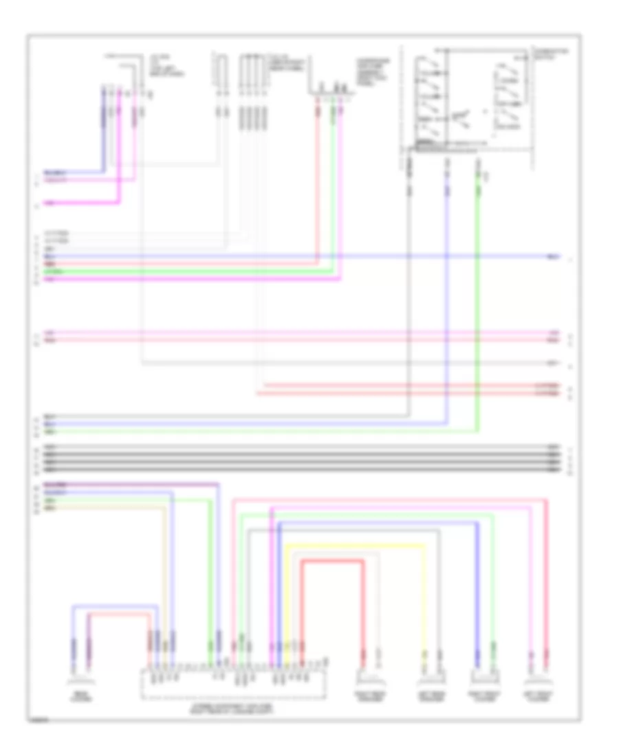Radio Wiring Diagram (2 of 4) for Lexus SC 430 2010