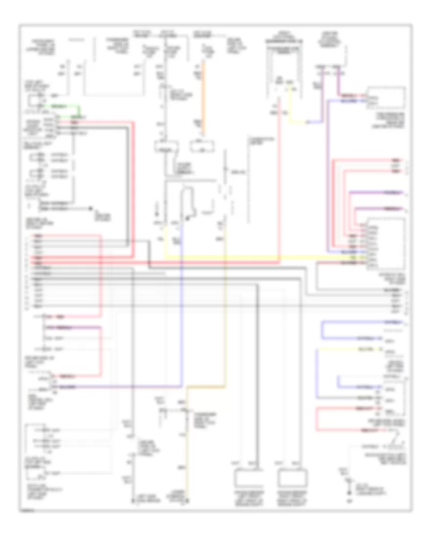 Supplemental Restraints Wiring Diagram 2 of 3 for Lexus SC 430 2010