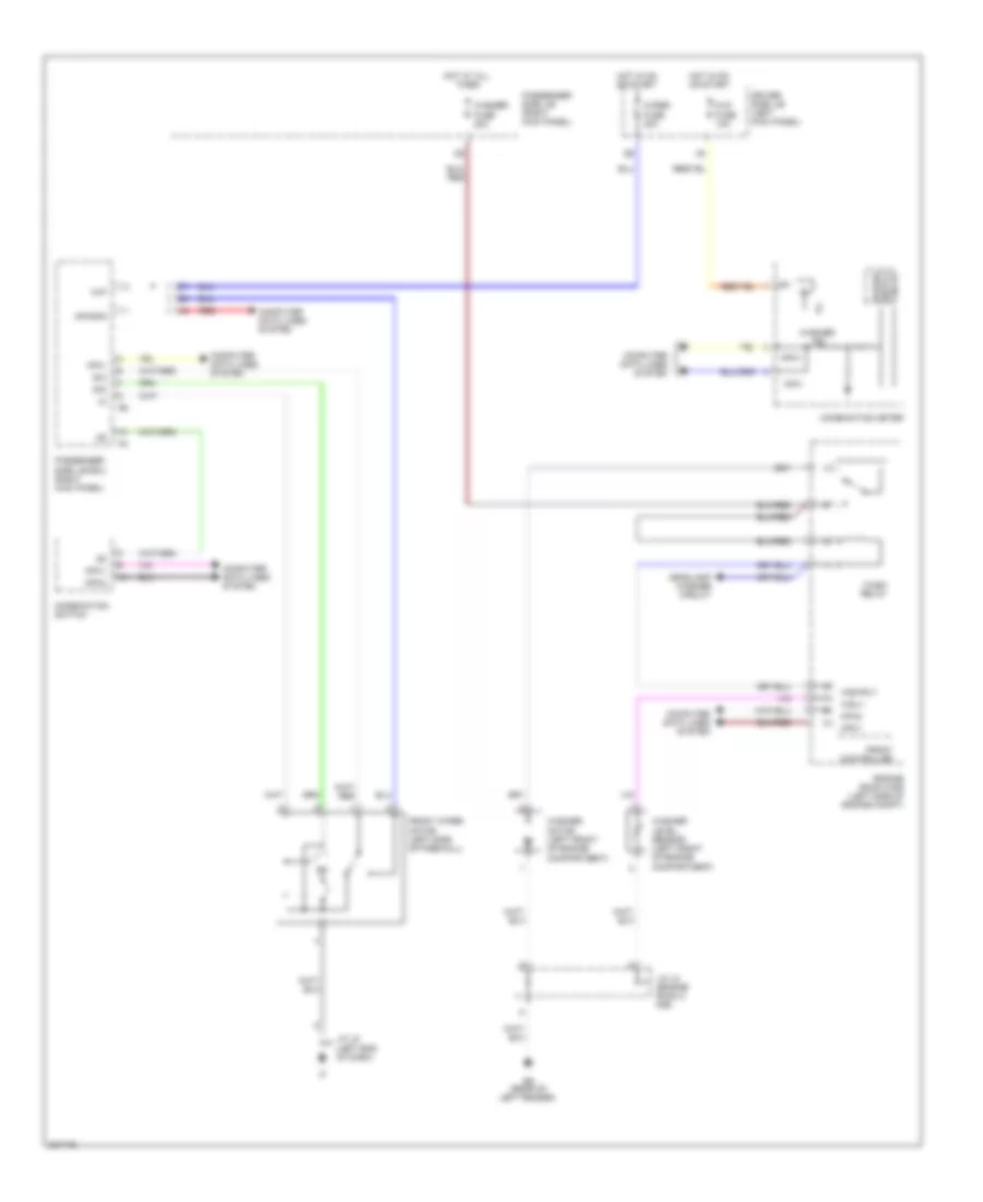 Front Wiper Washer Wiring Diagram for Lexus SC 430 2010