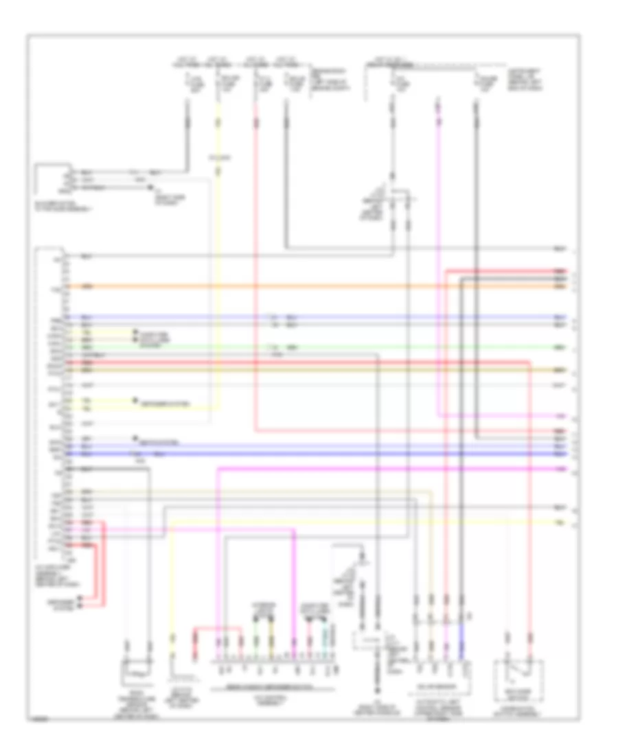 Automatic A C Wiring Diagram 1 of 4 for Lexus CT 200h F Sport 2014
