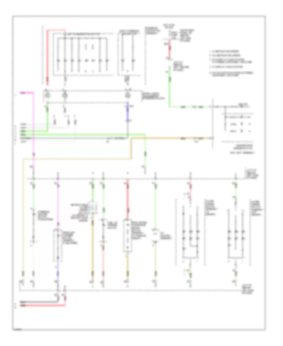 Instrument Illumination Wiring Diagram 3 of 3 for Lexus CT 200h F Sport 2014