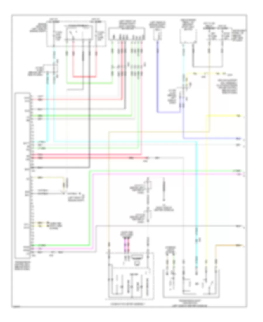 Transmission Wiring Diagram 1 of 2 for Lexus CT 200h F Sport 2014