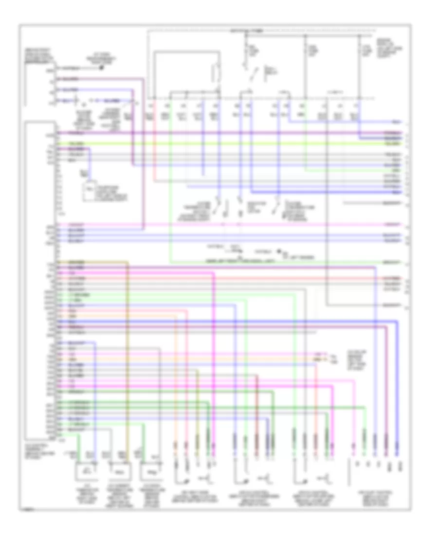 Automatic A C Wiring Diagram 1 of 2 for Lexus ES 300 2003