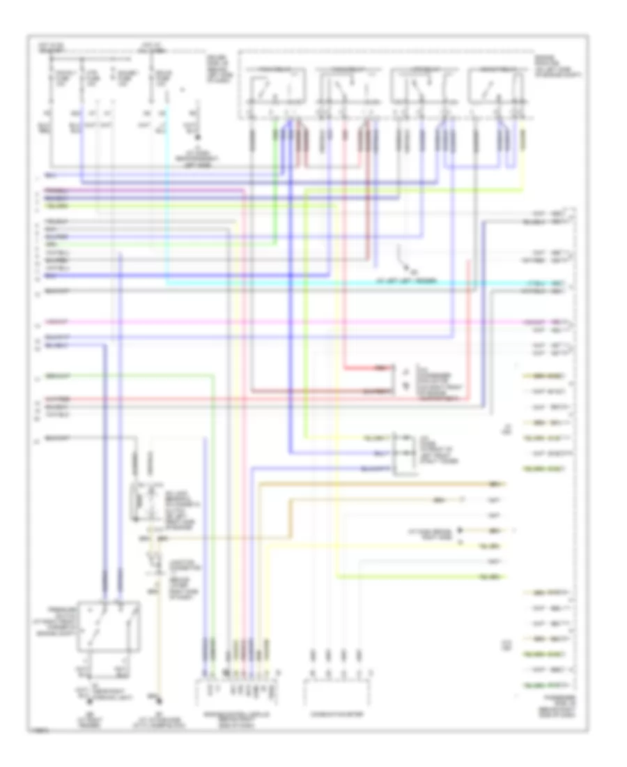 Automatic A C Wiring Diagram 2 of 2 for Lexus ES 300 2003