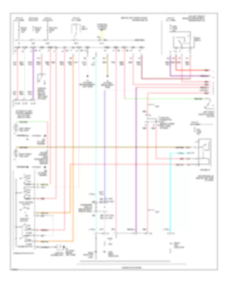 Headlamps Wiring Diagram with DRL 1 of 2 for Lexus ES 300 2003