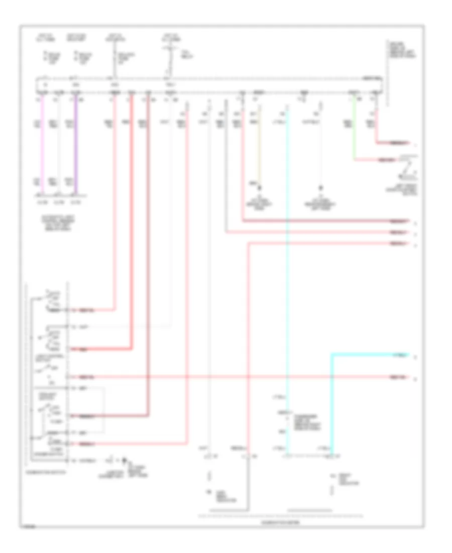 Headlamps Wiring Diagram, without DRL (1 of 2) for Lexus ES 300 2003