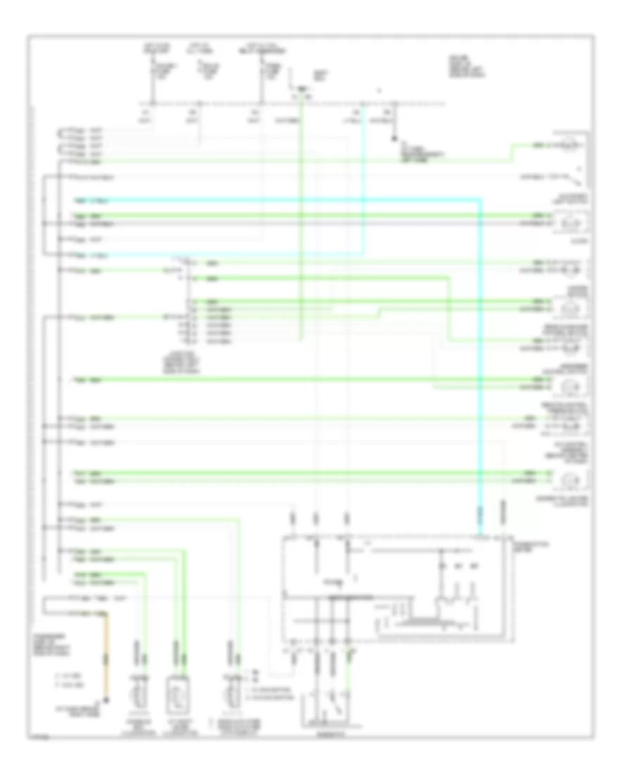 Instrument Illumination Wiring Diagram for Lexus ES 300 2003