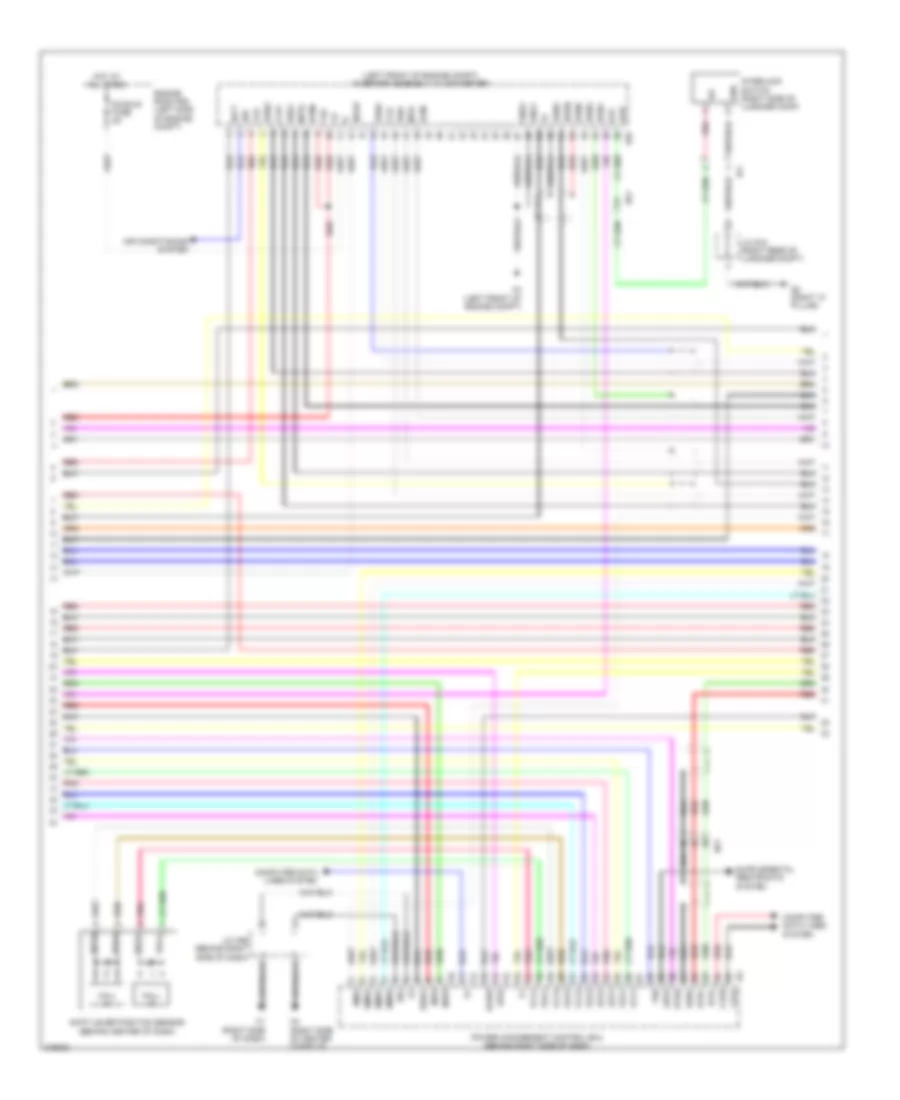 1.8L Hybrid, Hybrid System Wiring Diagram (3 of 6) for Lexus CT 200h 2011