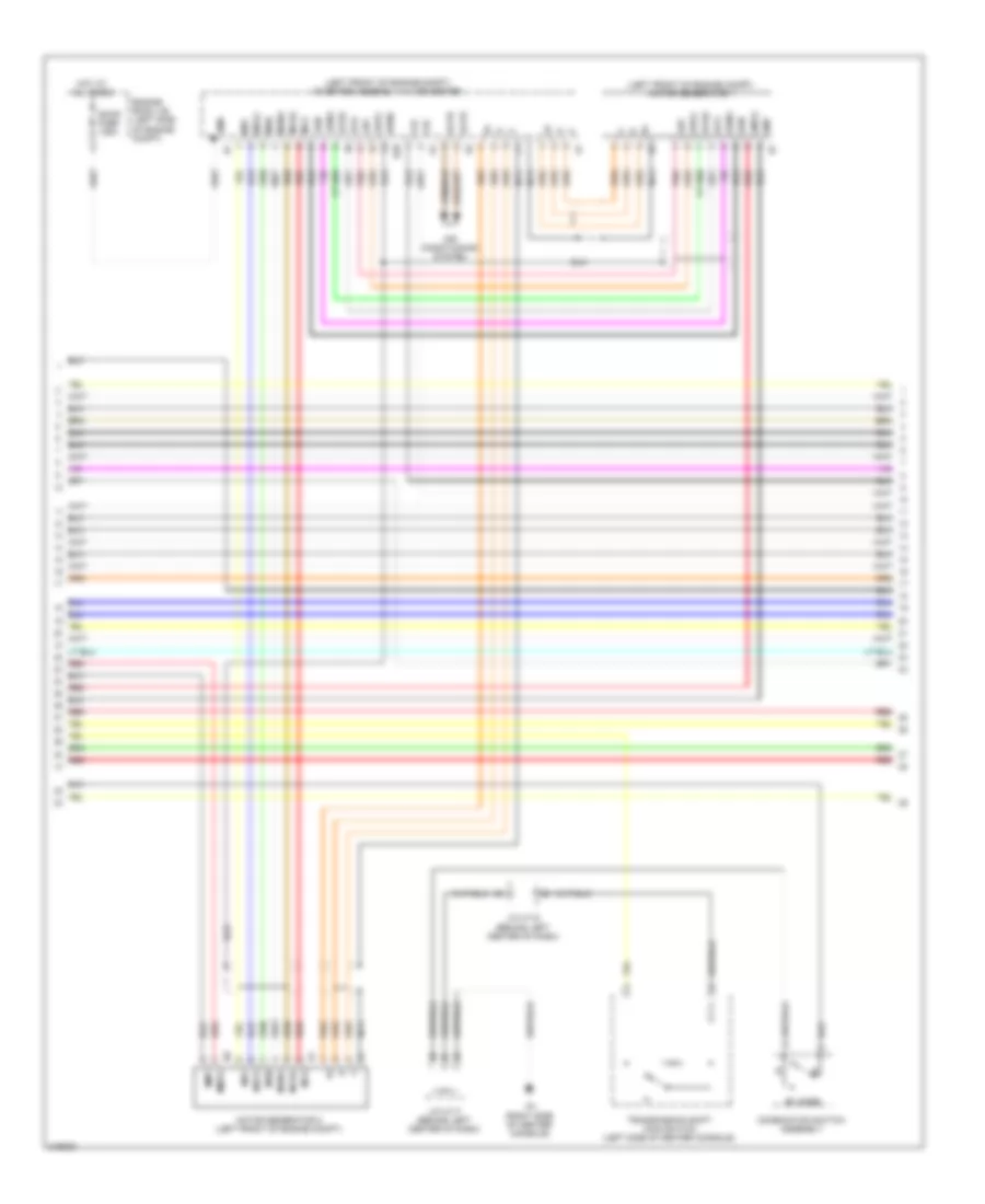 1.8L Hybrid, Hybrid System Wiring Diagram (4 of 6) for Lexus CT 200h 2011