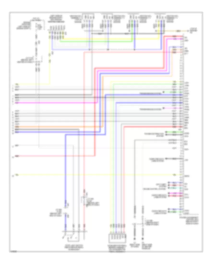 1.8L Hybrid, Hybrid System Wiring Diagram (6 of 6) for Lexus CT 200h 2011