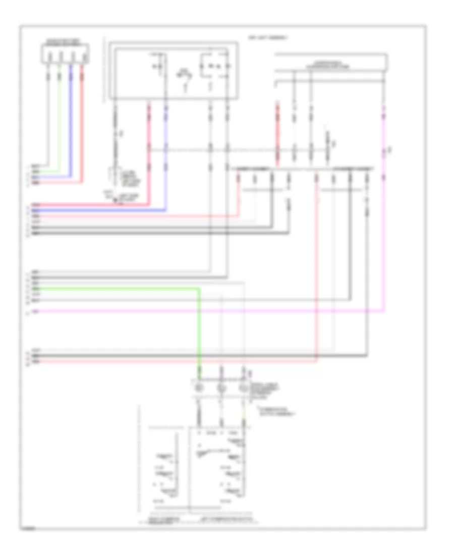 Radio Wiring Diagram, without Navigation, without Amplifier (3 of 3) for Lexus CT 200h 2011